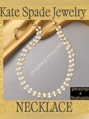 Kate Spade Authentic New York White Multi Nouveau Pearls Necklace